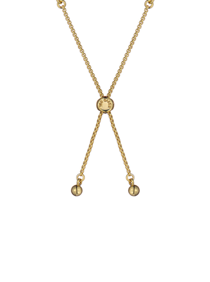 Ted Basker Isela Crystal Baguette Toggle Bracelet Gold