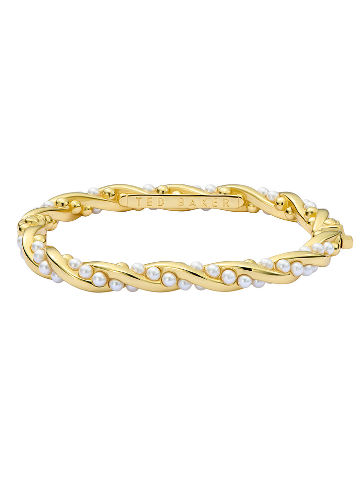 Ted Baker Tilaa Twisted Pearl Cuff Gold