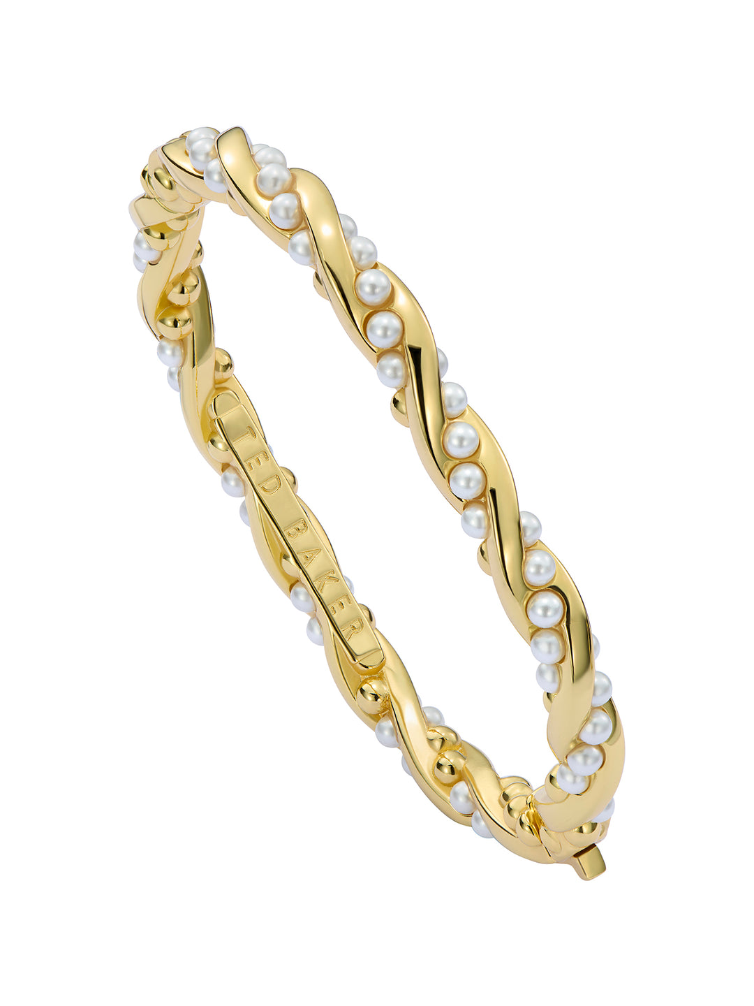 Ted Baker Tilaa Twisted Pearl Cuff Gold