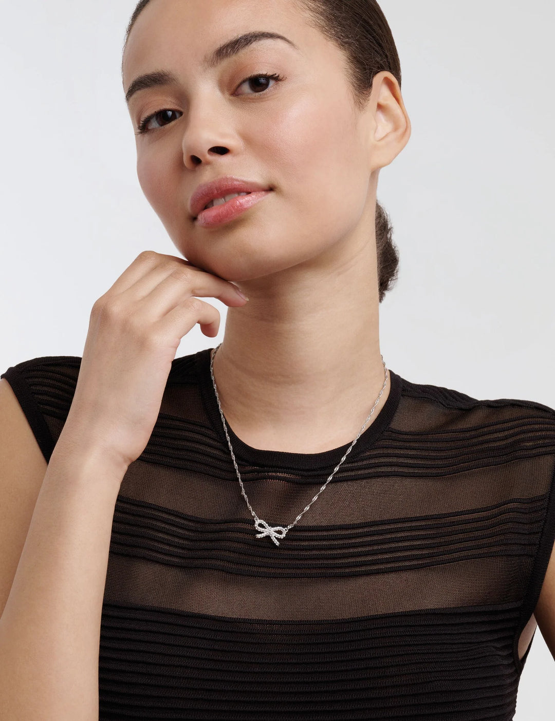 Ted Baker Gold Bow Ribah Necklace