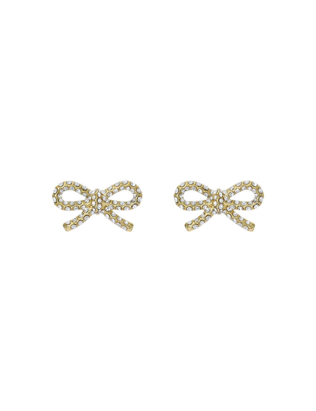 Ted Baker Gold Bow Ribecca Stud Earrings