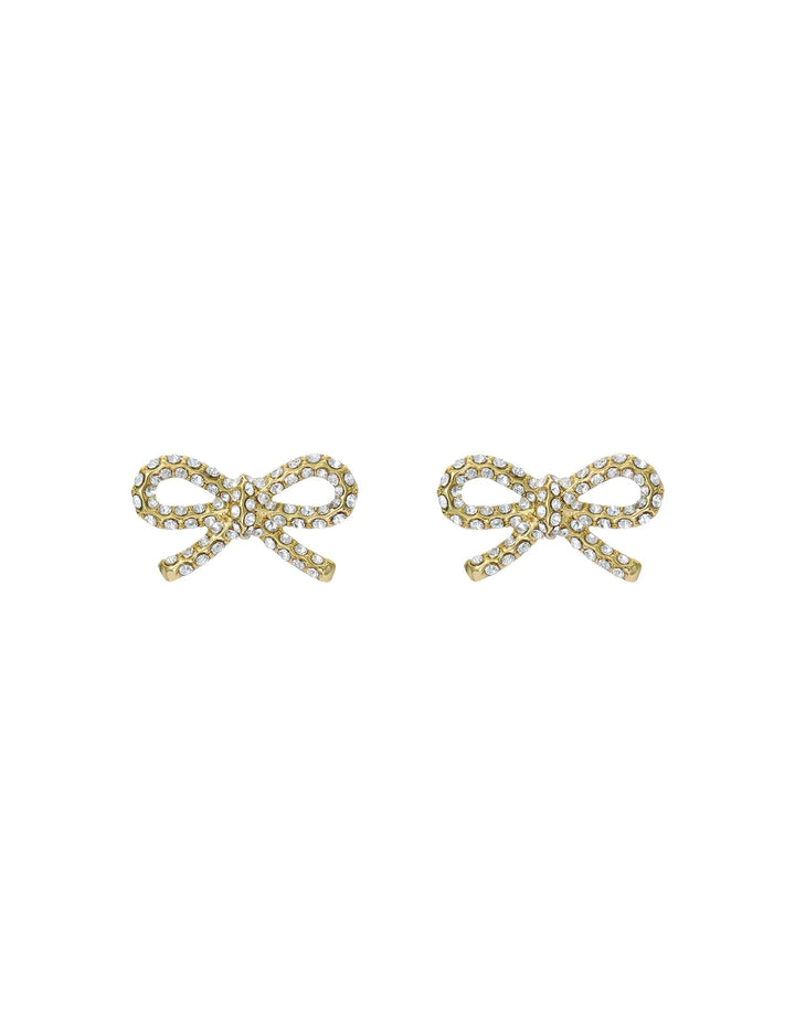 Ted Baker Gold Bow Ribecca Stud Earrings