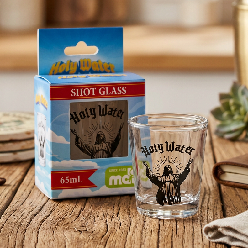Holy Water Shot Glass 65ml with gift box - RAPT ONLINE