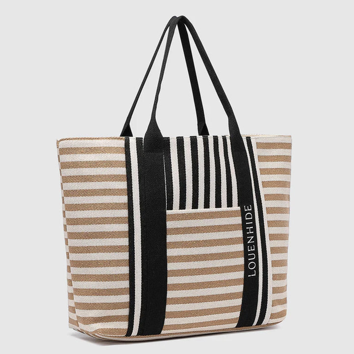 TAUPE SORRENTO BEACH BAG