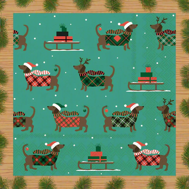 SAUSAGE DOG NAPKINS