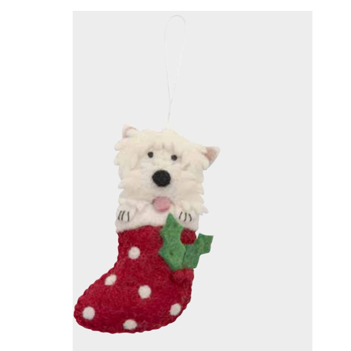 Pashom West Highland Terrier Stocking Decoration
