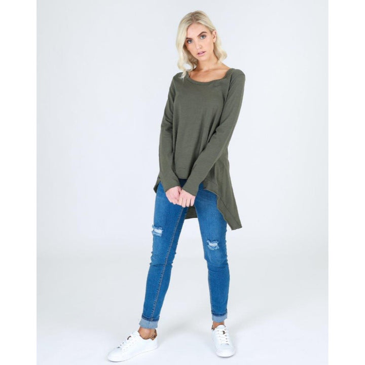 KHAKI WILLOW TEE