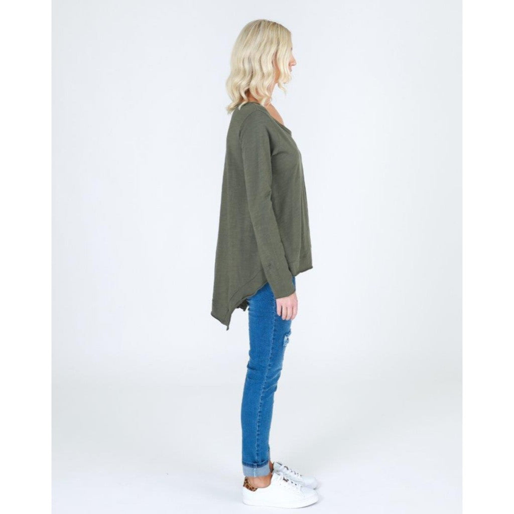 KHAKI WILLOW TEE