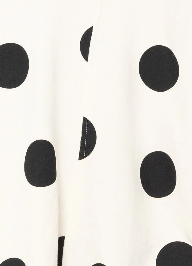 Two by Two White Polka Mire Cardigan