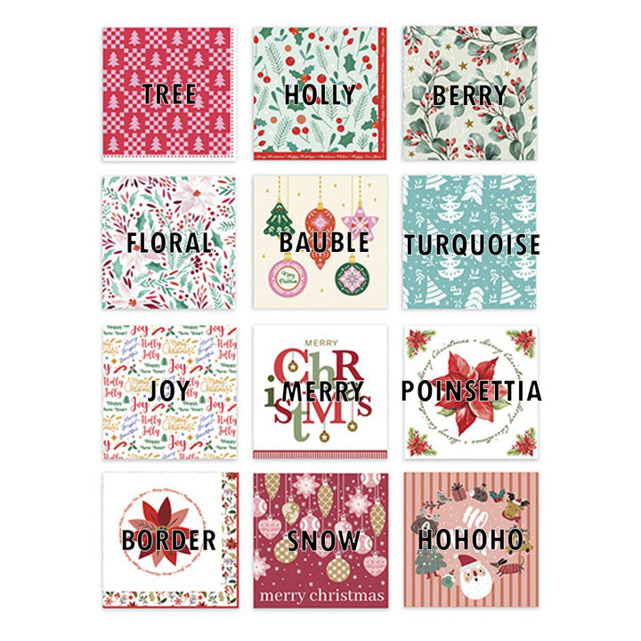 Christmas Napkin Seviette 20pk