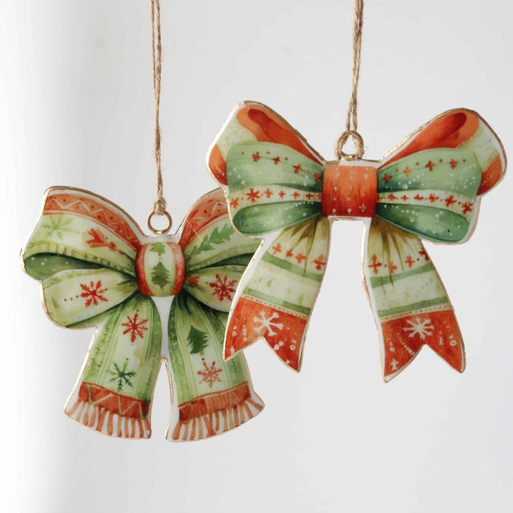 Le Forge Tree Scarf Patterned Bow
