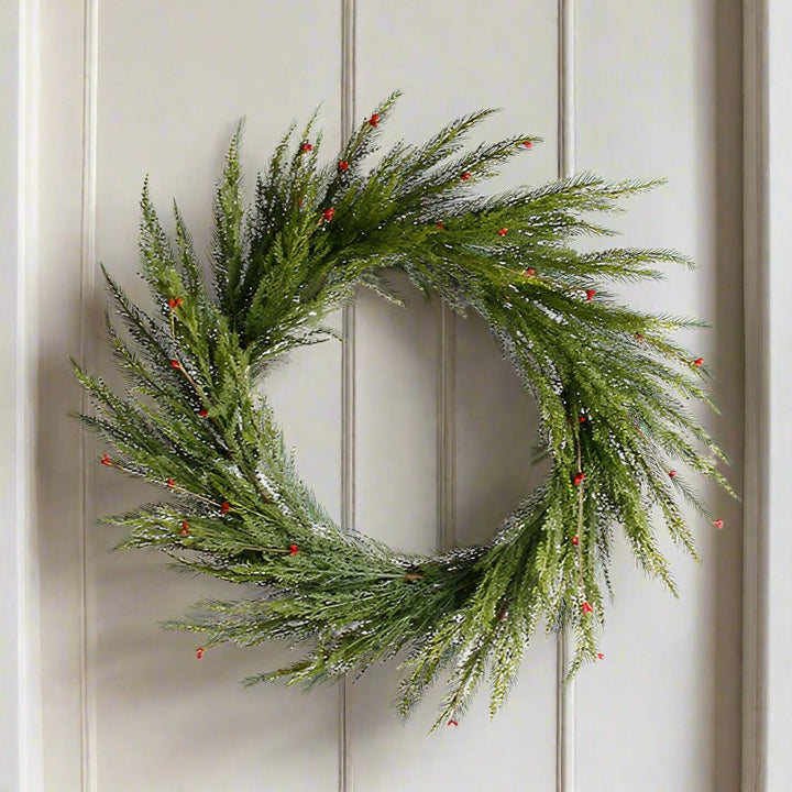 JUNIPER RED BERRY WREATH