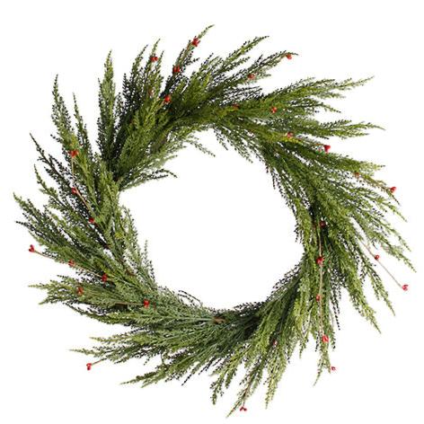 JUNIPER RED BERRY WREATH