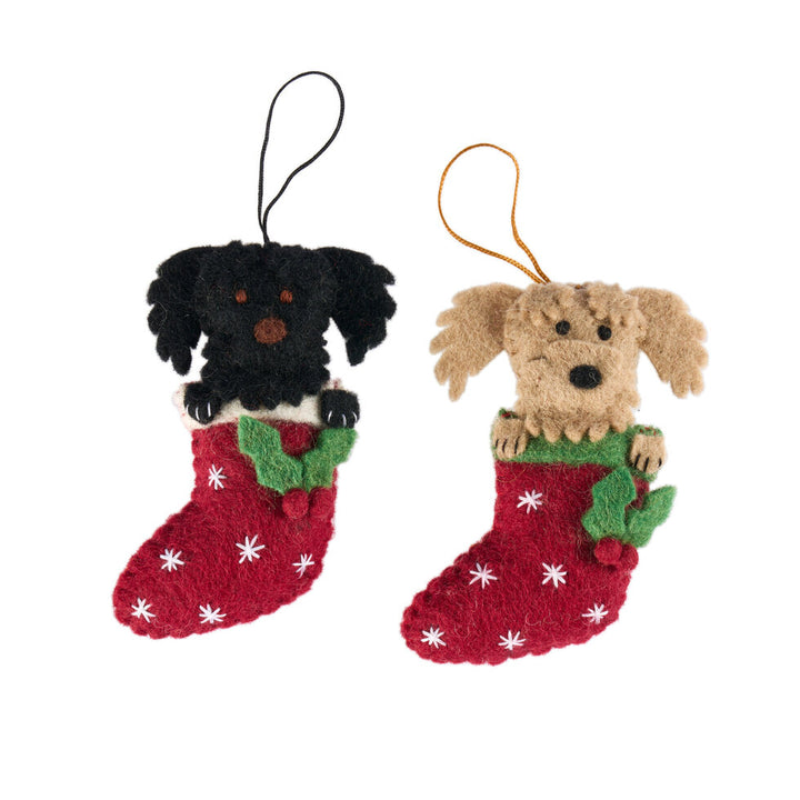 Pashom Labradoodle Stocking Decoration