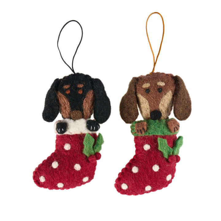 Pashom Dachshund Stocking Decoration