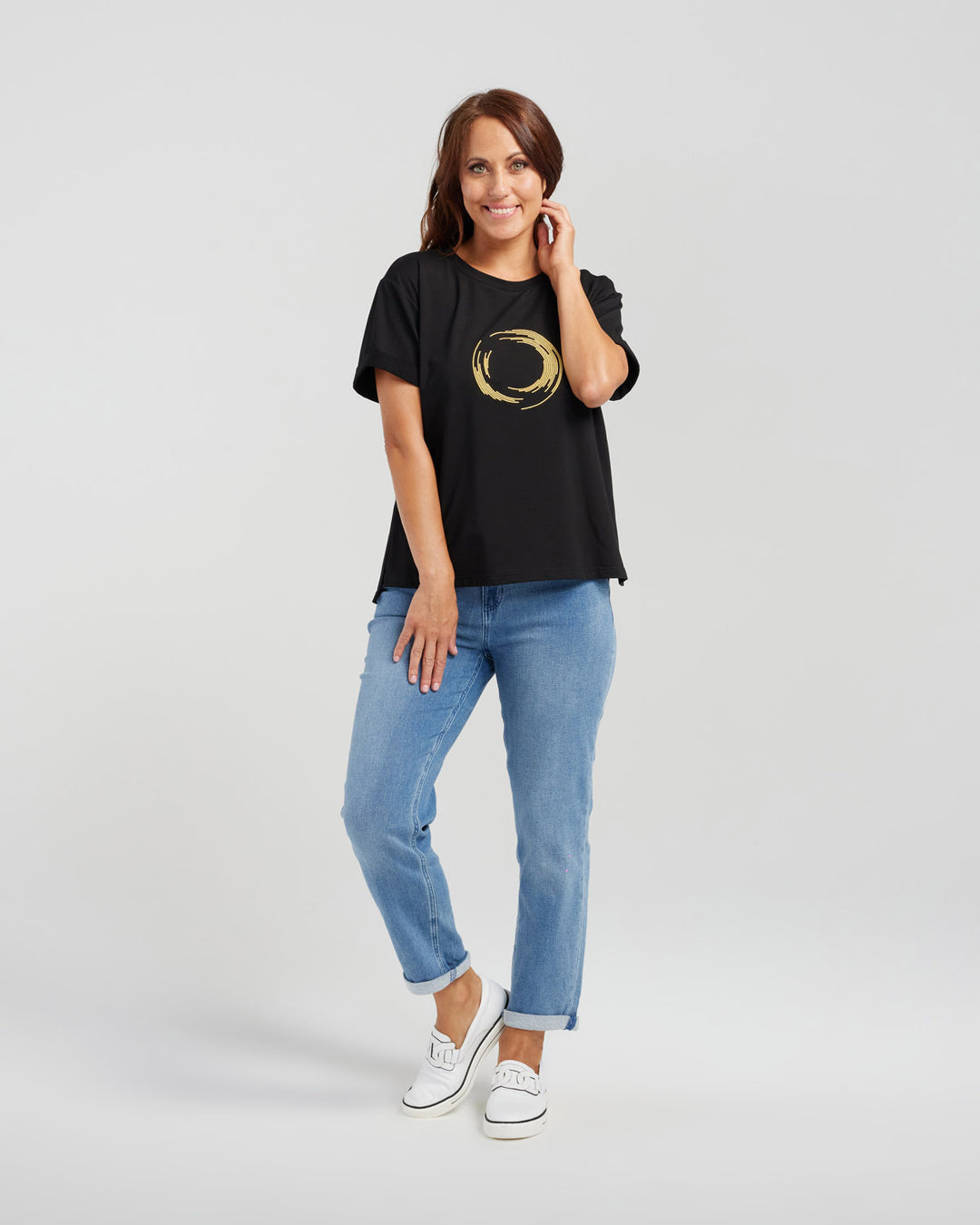 BLACK ELODIE TEE