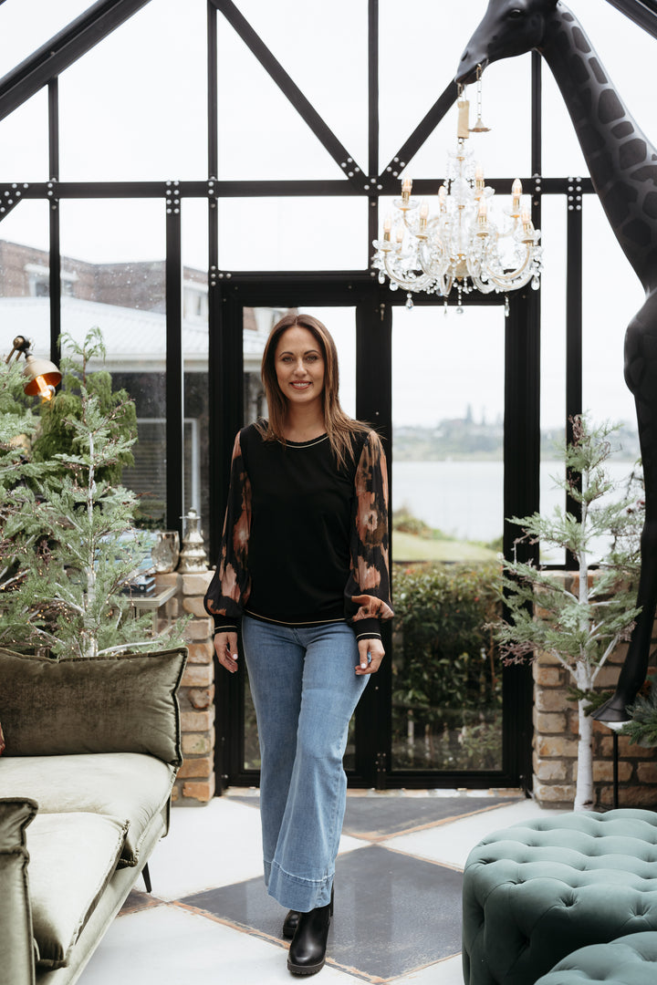 BLACK ISADORA TOP