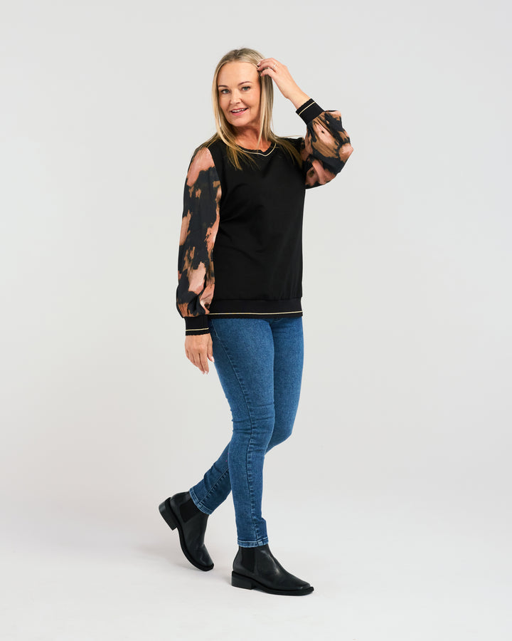 BLACK ISADORA TOP