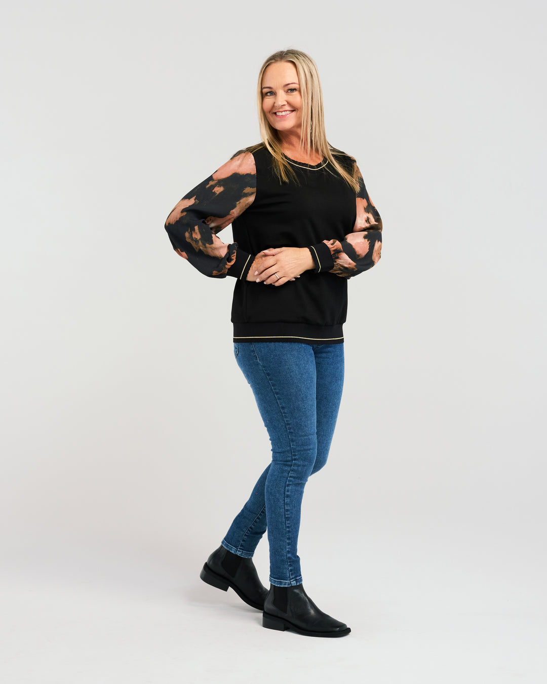 BLACK ISADORA TOP