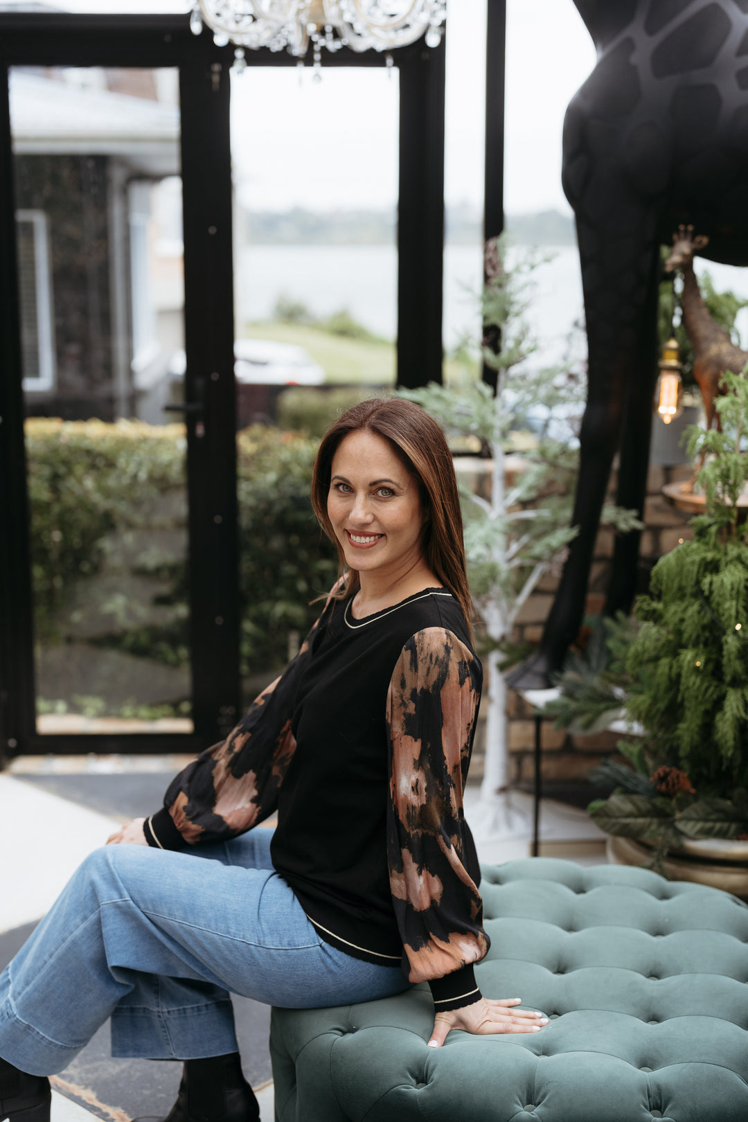 BLACK ISADORA TOP
