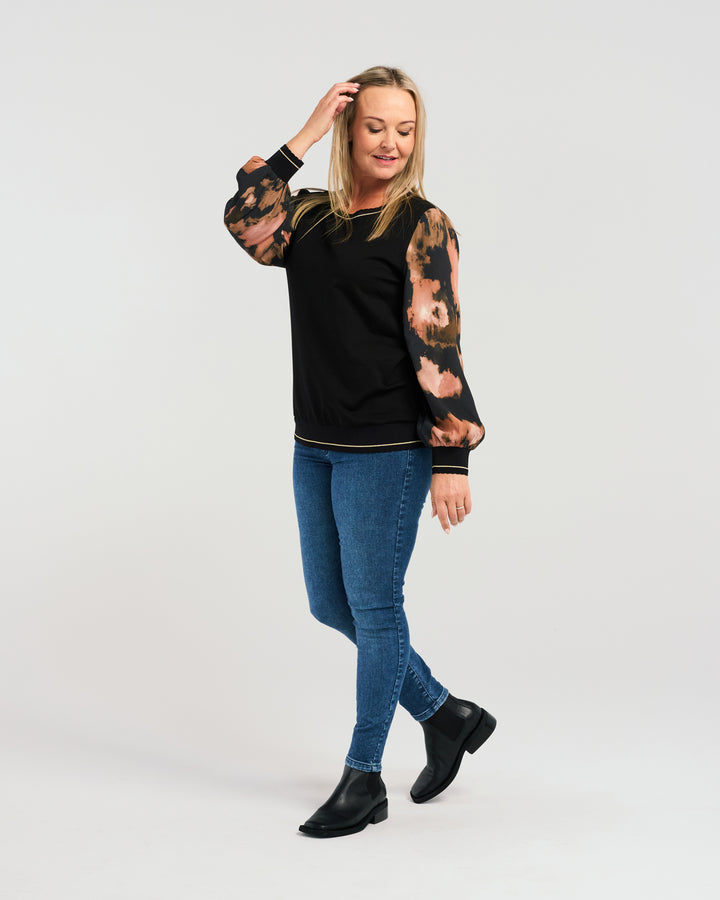 BLACK ISADORA TOP