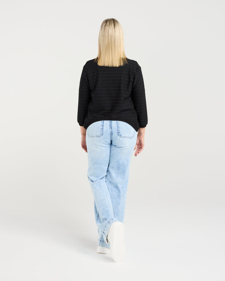 Zafina Black Quinn Cardigan