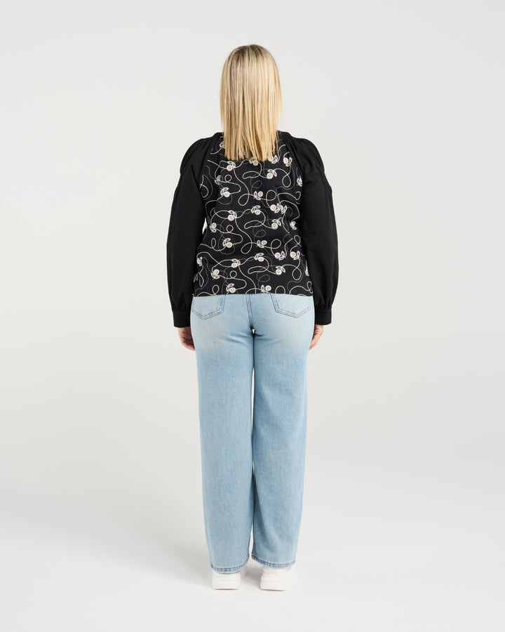 Zafina Flower Thread Alina Top