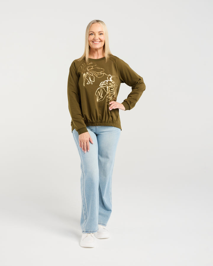 Zafina Khaki Marissa Jumper