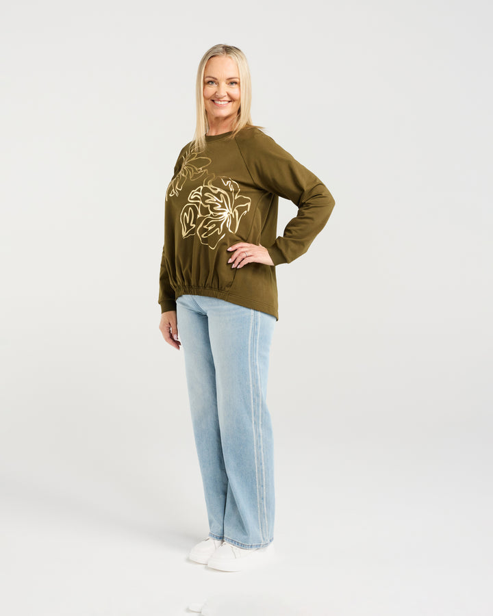 Zafina Khaki Marissa Jumper