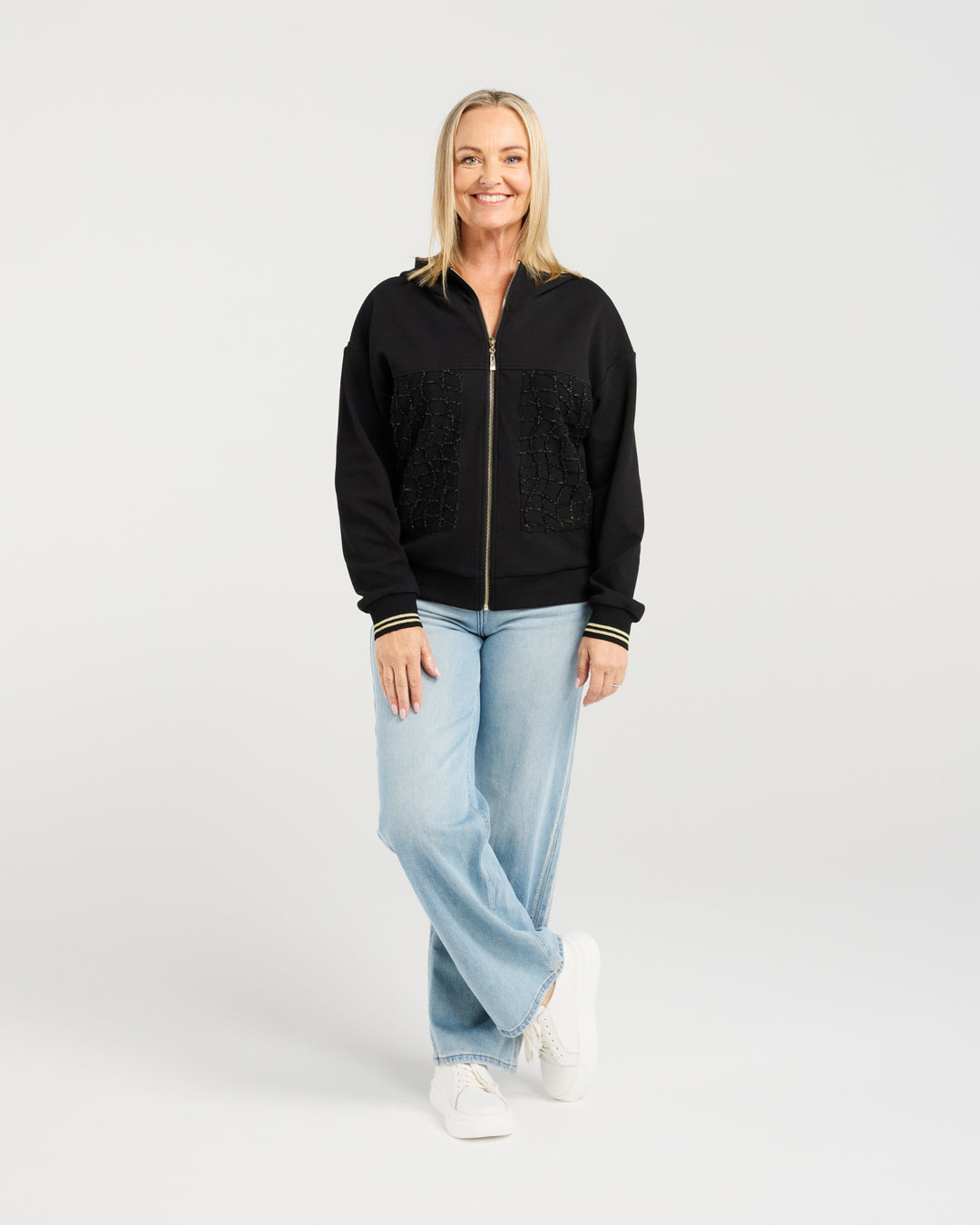 Zafina Black Helina Hoodie