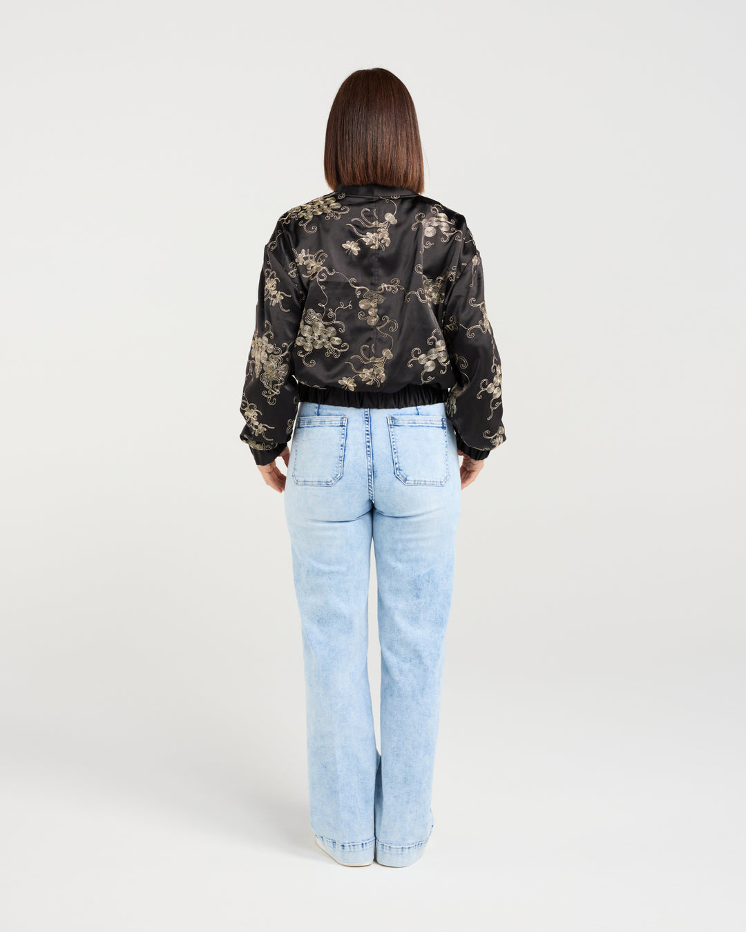 Zafina Gilded Bloom Raven Jacket