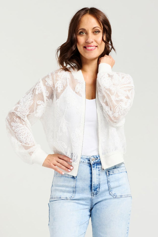 Zafina Pearl Breeze Bianca Bomber