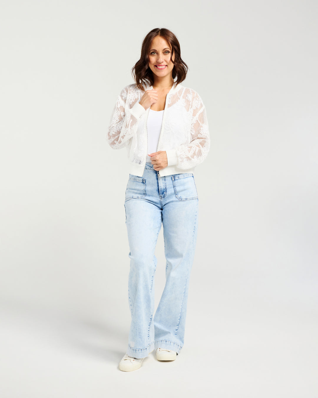 Zafina Pearl Breeze Bianca Bomber