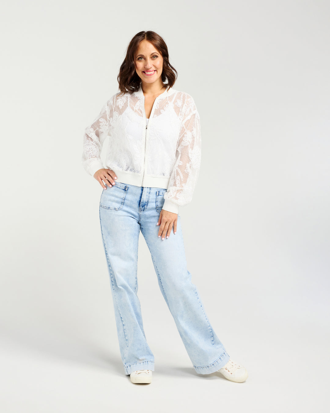 Zafina Pearl Breeze Bianca Bomber