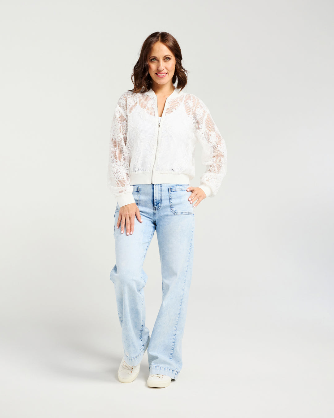 Zafina Pearl Breeze Bianca Bomber