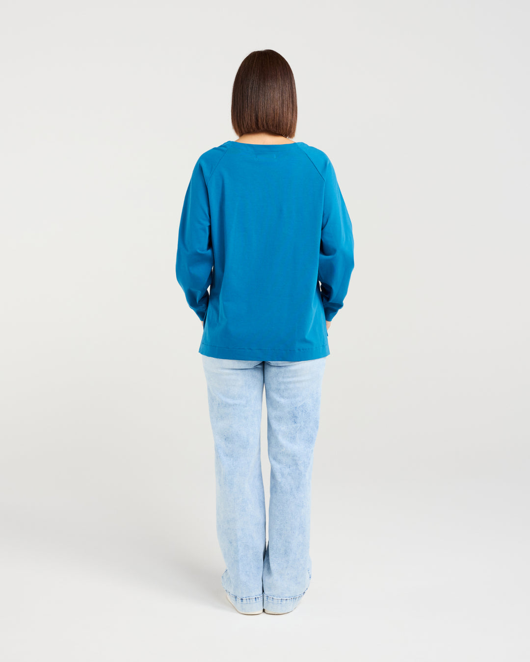 Zafina Teal Calla Top