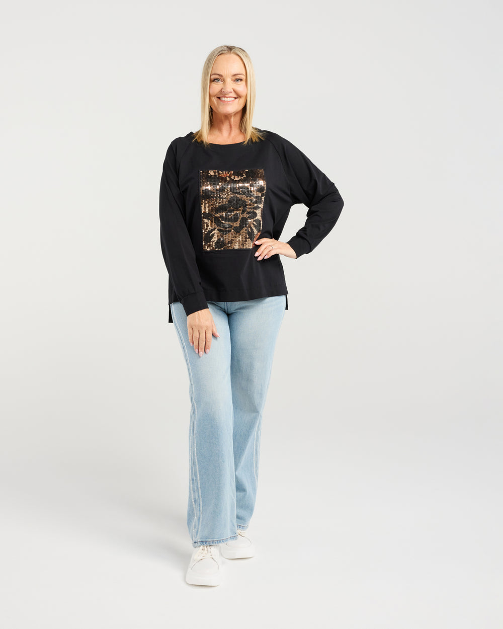 Zafina Black Calla Top - RAPT ONLINE