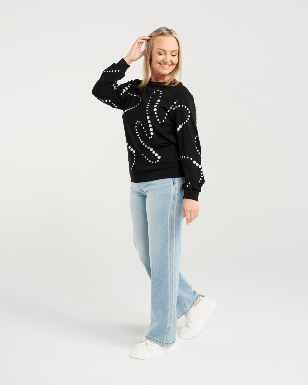 Zafina Black Louise Jumper