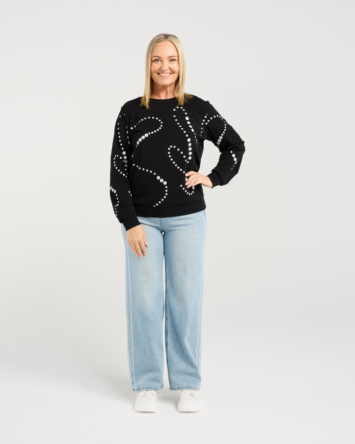 Zafina Black Louise Jumper