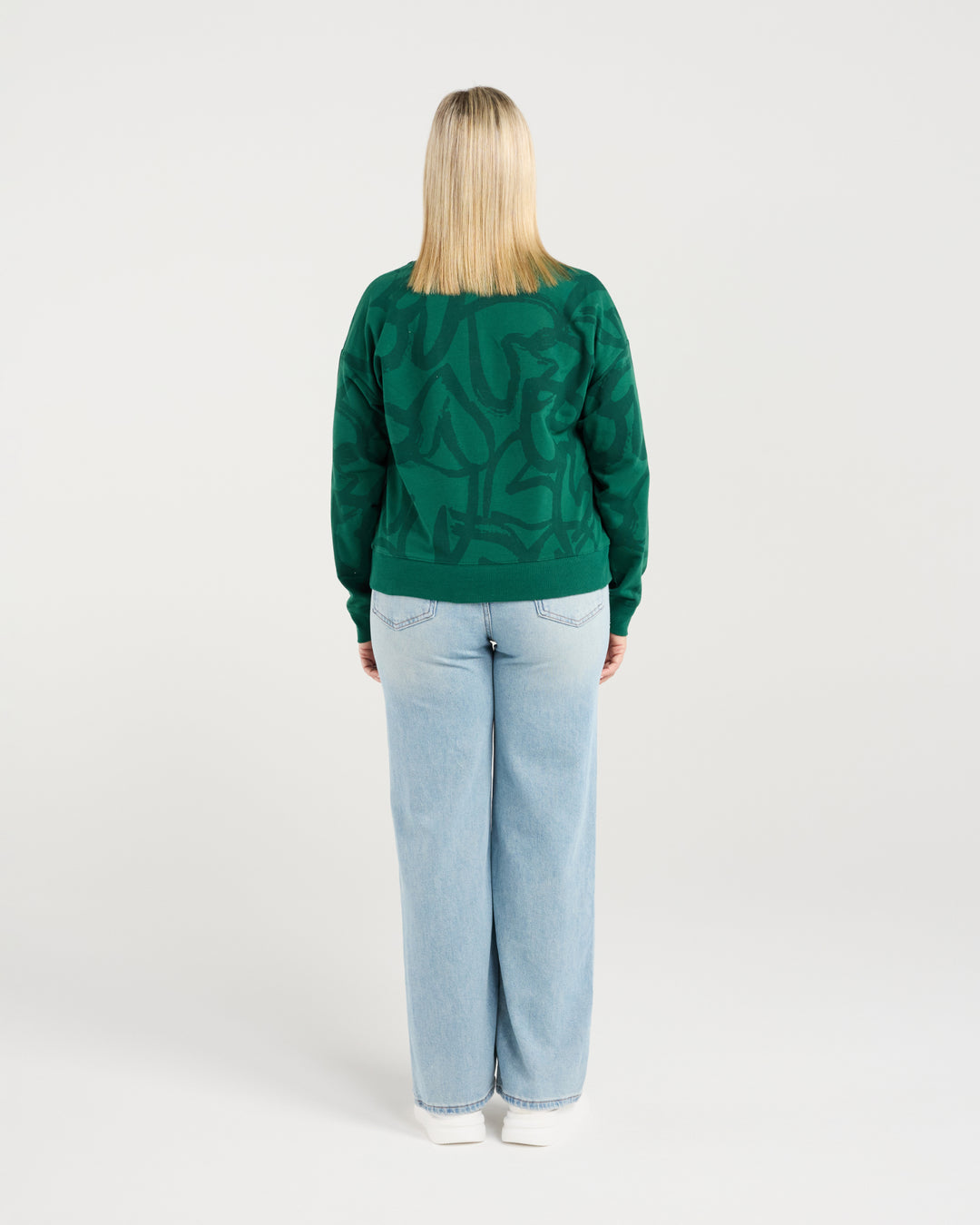 Zafina Green Hearts Verona Sweatshirt