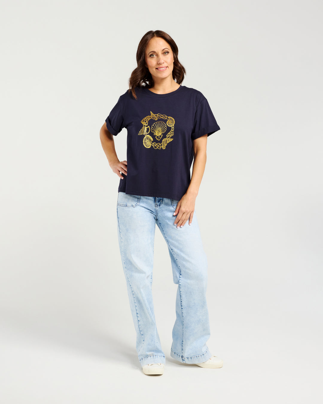Zafina Blue Elena Tee