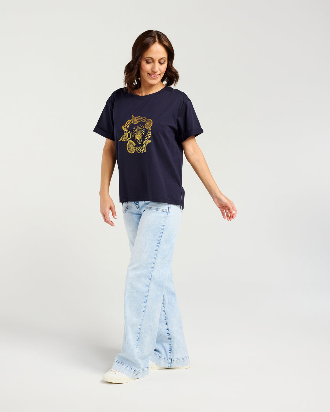 Zafina Blue Elena Tee