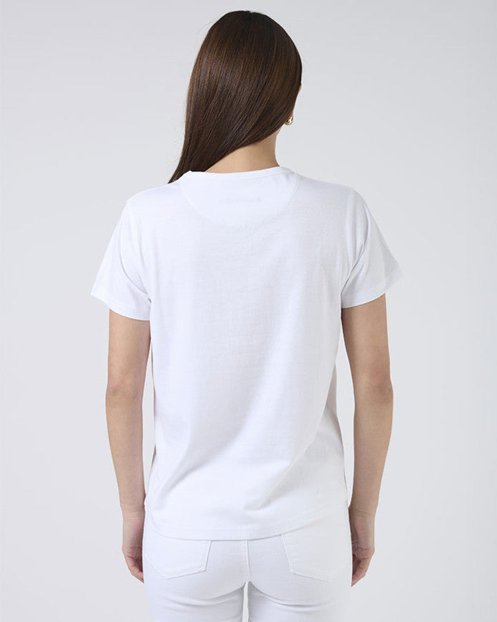 ACE WHITE BOW TEE