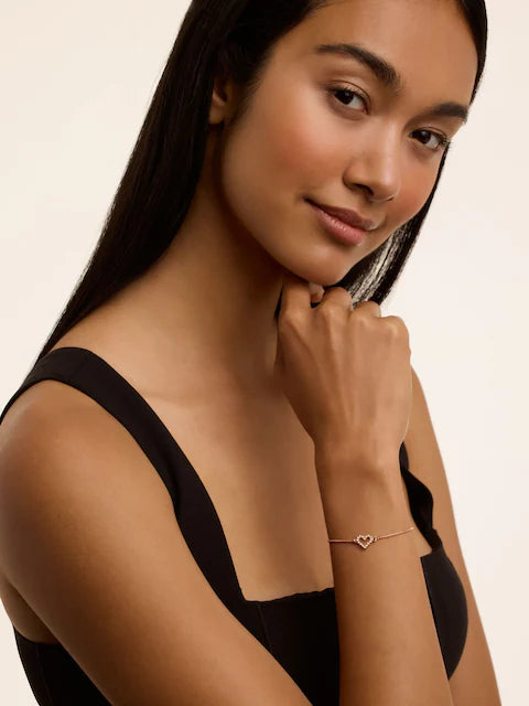 Ted Baker Amorita Heart Toggle Bracelet Gold