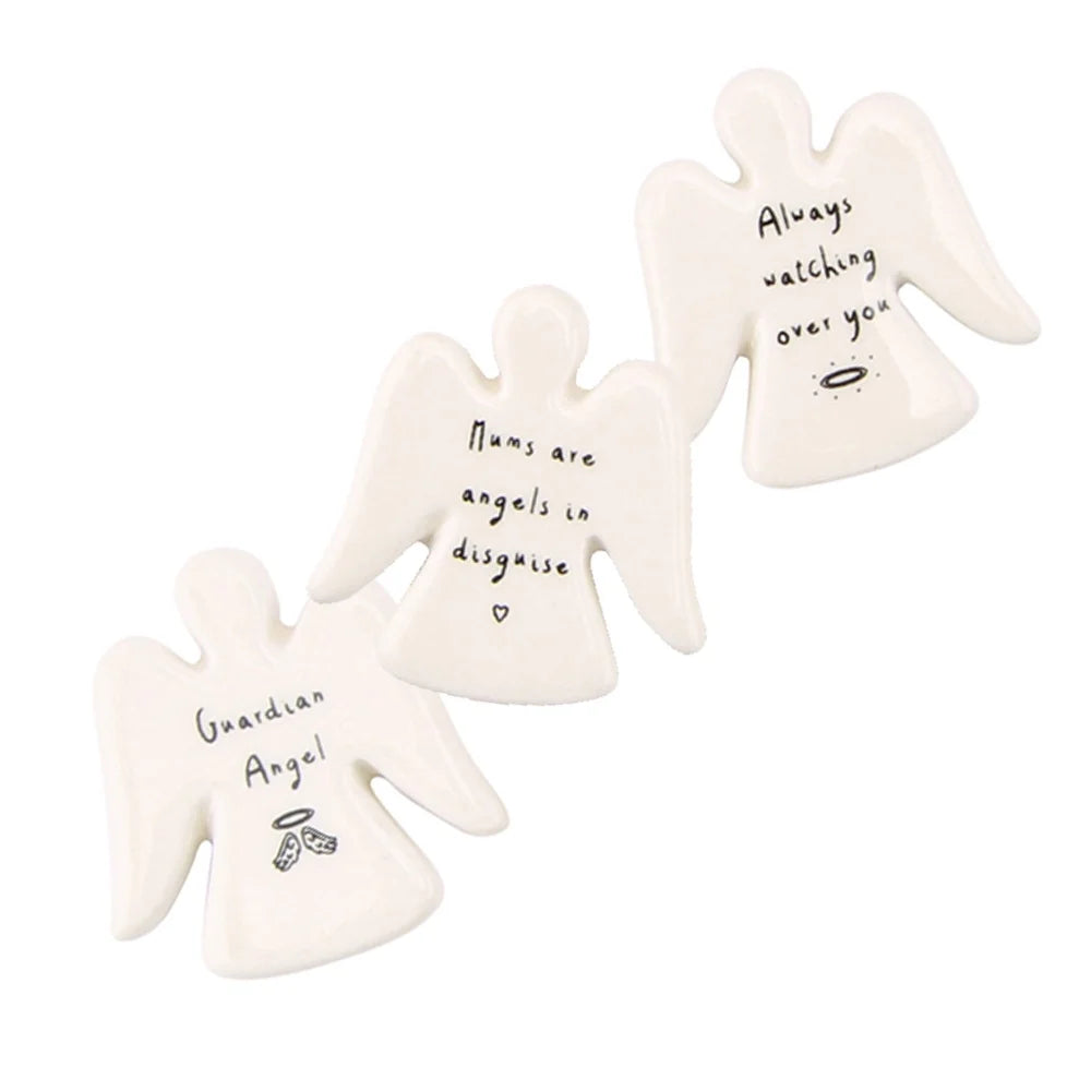 Ceramic Angel Sentiment Token - 9 Designs - RAPT ONLINE