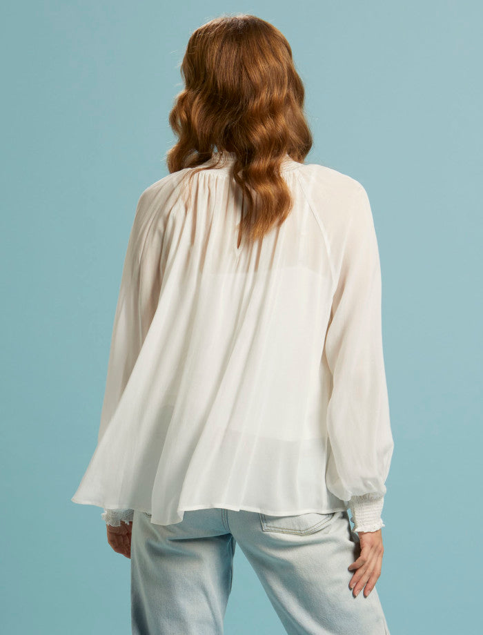 30% OFF | ANOTHER LOVE SHIRRED TOP