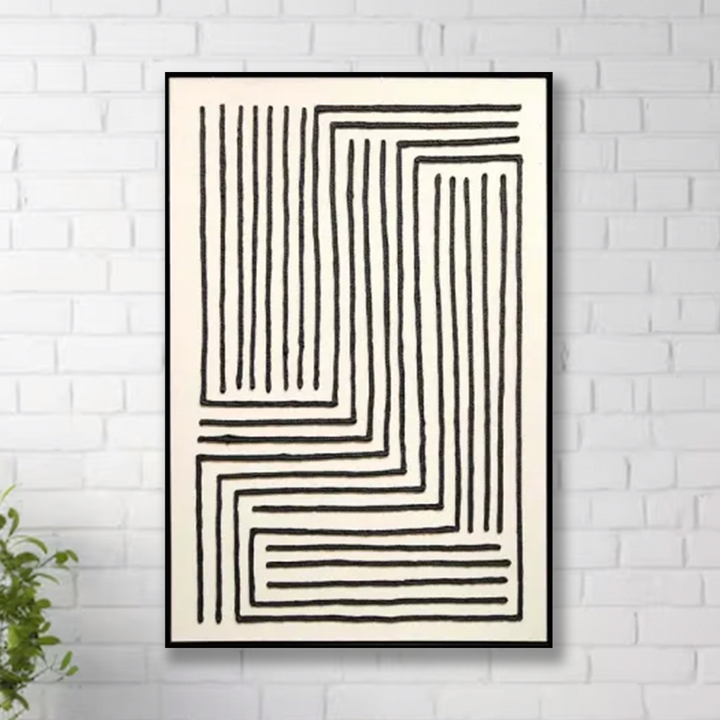 AZTEC LINES CANVAS