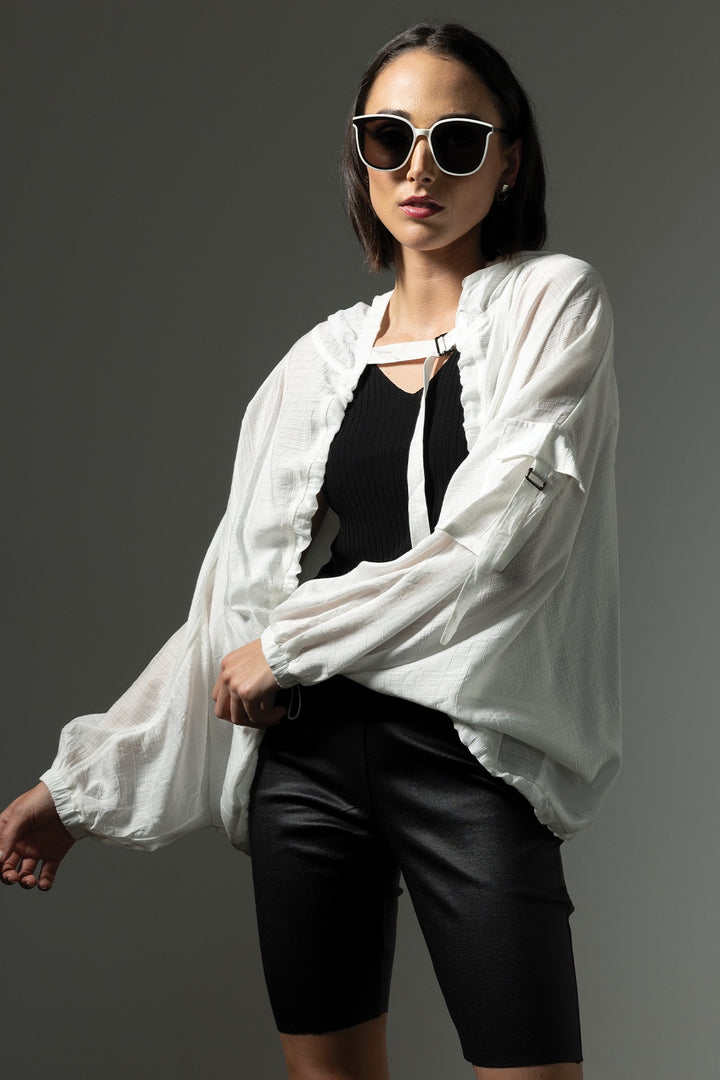 Bone & Arrow Athena Hoodie Off White