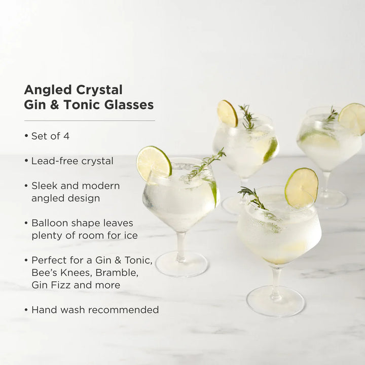 4PC GIN & TONIC RAYE GLASSES