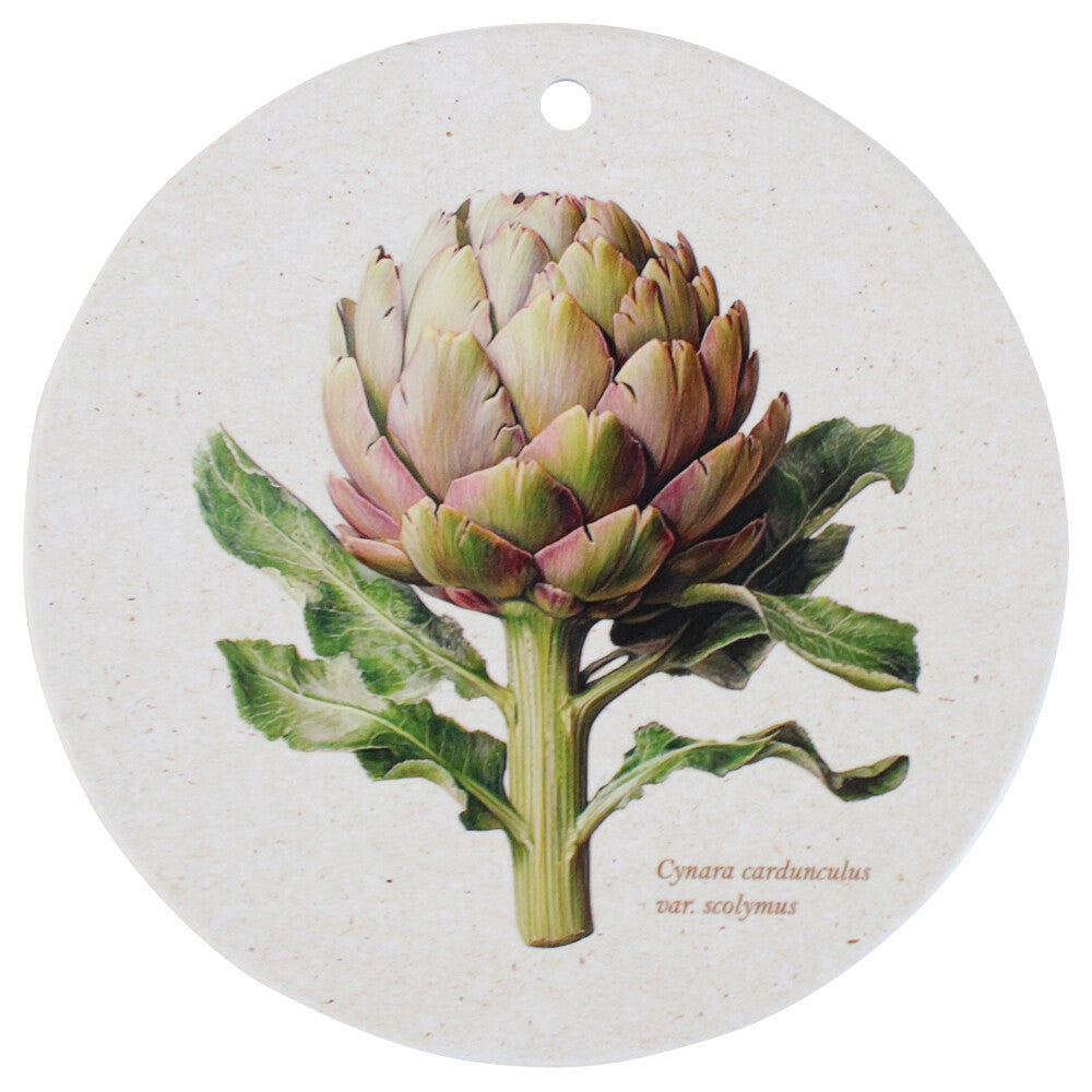 Artichoke Ceramic Trivet or Wall Plaque - RAPT ONLINE